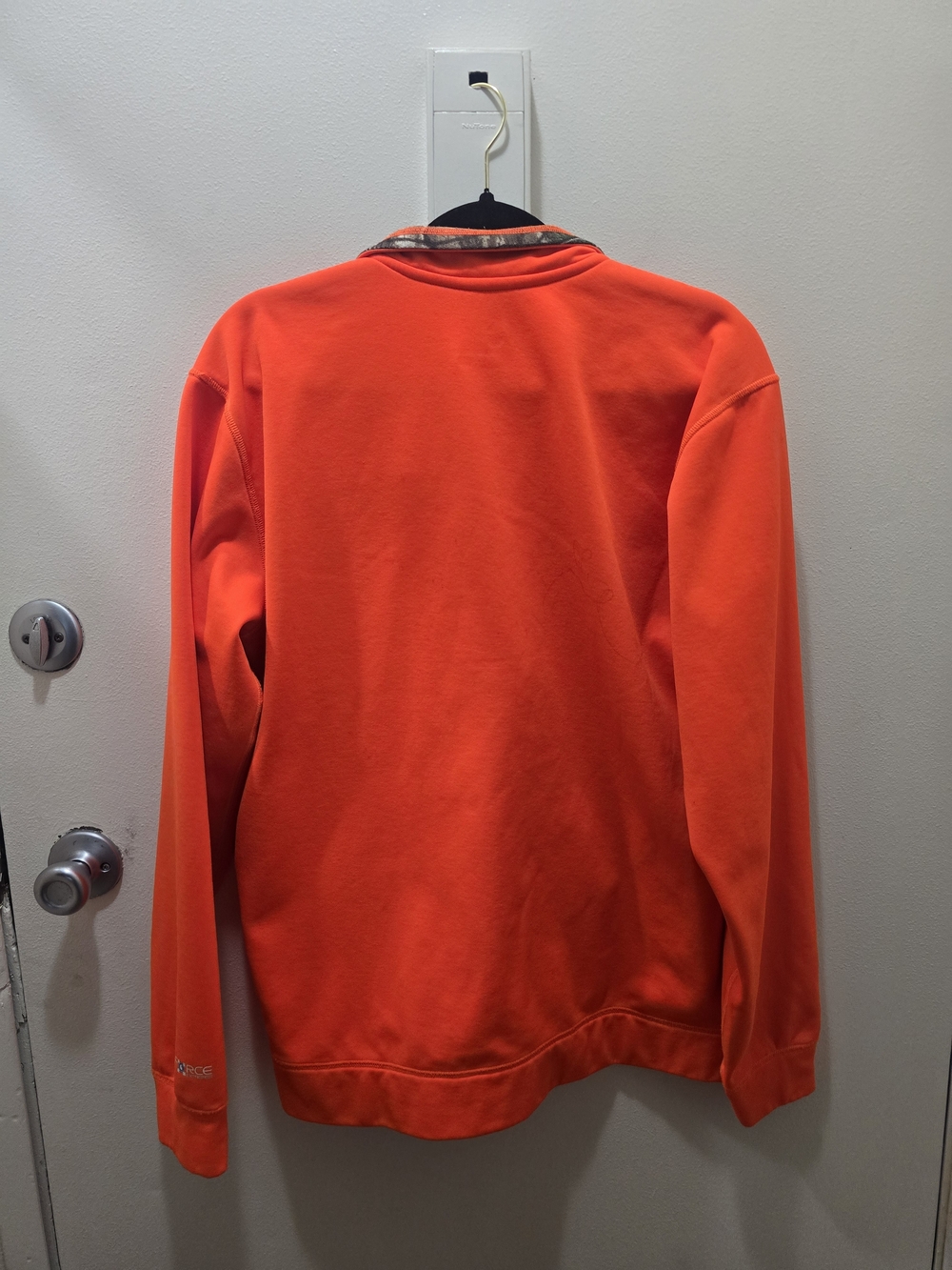 ​Carhartt Force 1/4 Zip Hunting Pullover - Blaze Orange - Picture 5 of 12